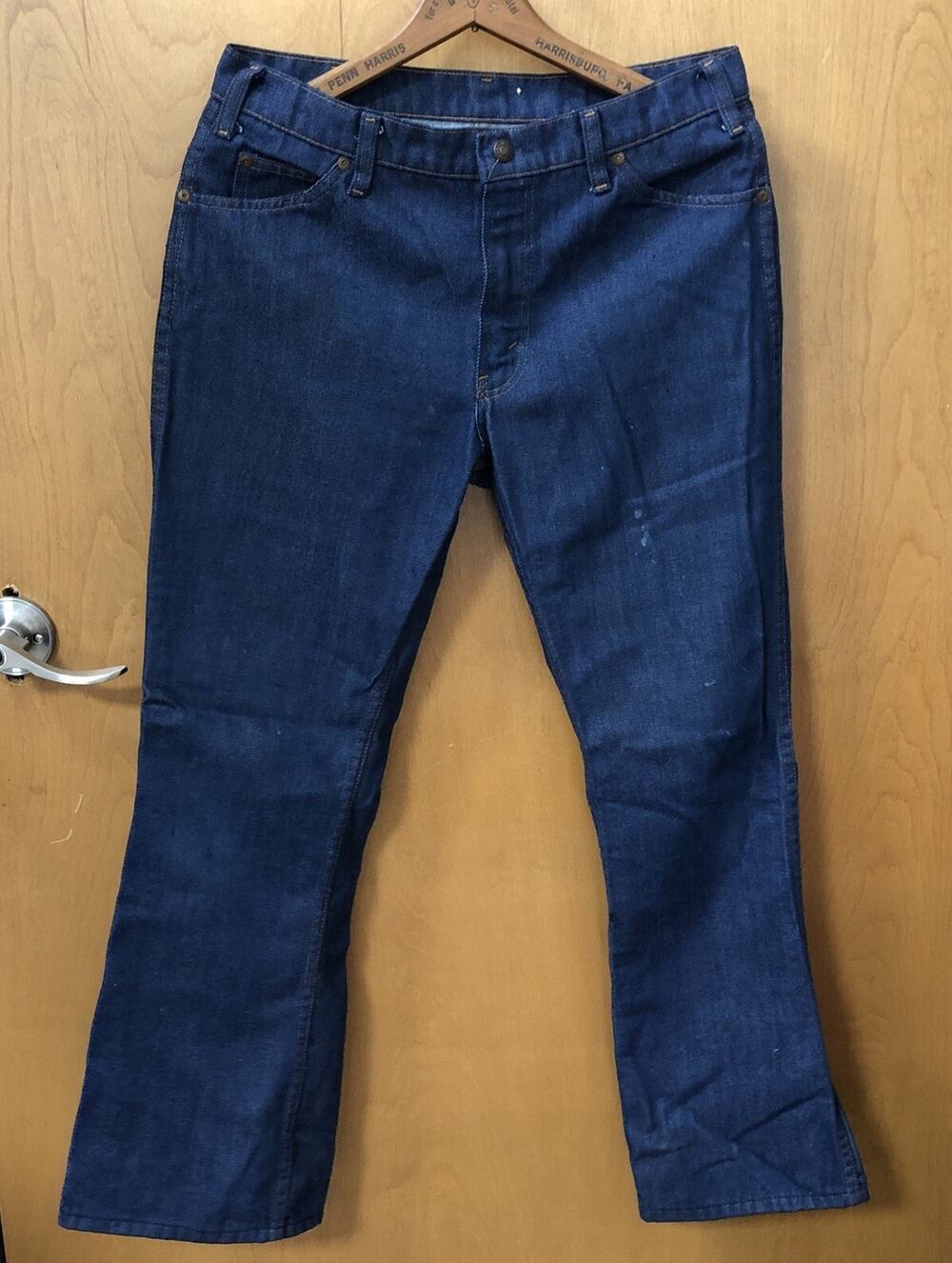 Vintage JC Penney Denim Jeans Size 16 Husky Boot Cut 30x36 Pants 27 Inch Inseam